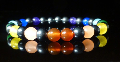 PULSERA MAGNÉTICA CHAKRA HEMATITA - Meditación - Imagen 13 de 17