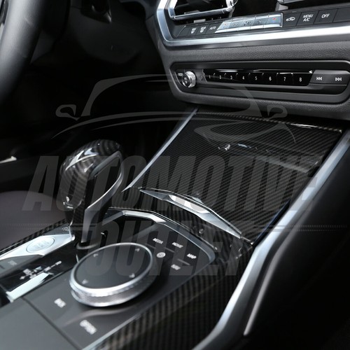 AUTO MITTELKONSOLE BLENDE RAHMEN ZIERLEISTE KOHLEFASER FÜR BMW 3ER G20 G21 2020 - Bild 22 von 22