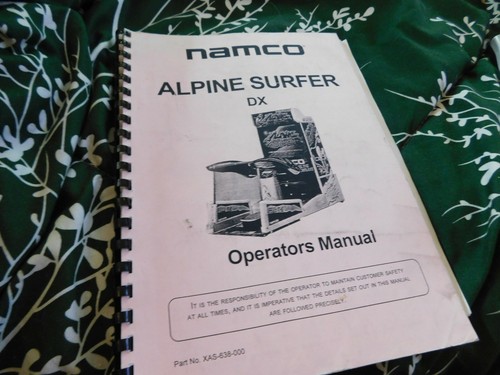 Namco Alpine Surfer Arcade Anleitungen  - Bild 1 von 2