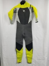Rip Curl Dawn Patrol 3:2 mm Wetsuit Full Body Youth Gray Green Size 16 See Pics