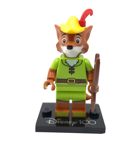Nuevo LEGO Disney 100 CMF: Robin Hood con soporte y accesorios - Imagen 2 de 2