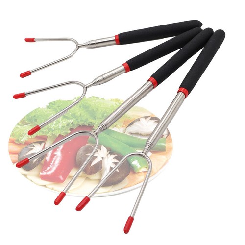 Marshmallow Roasting Sticks Extendable Fork BBQ Campfire Kids Fun Barbecue AUS - Picture 12 of 12