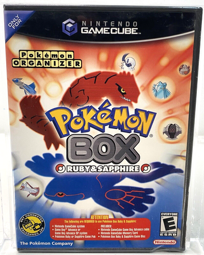 Pokemon Box Ruby and Sapphire New Nintendo Gamecube NGC Sealed VGA WATA 85+ MINT - Picture 8 of 9