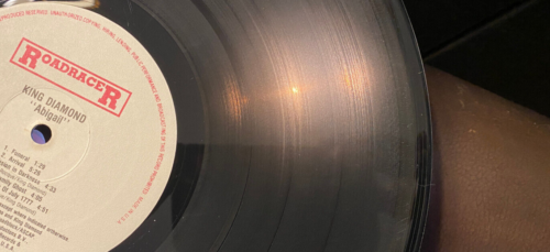 King Diamond - Abigail LP Roadracer RR 9622 1987 Pressing w/ Inner Translucent - Picture 7 of 7