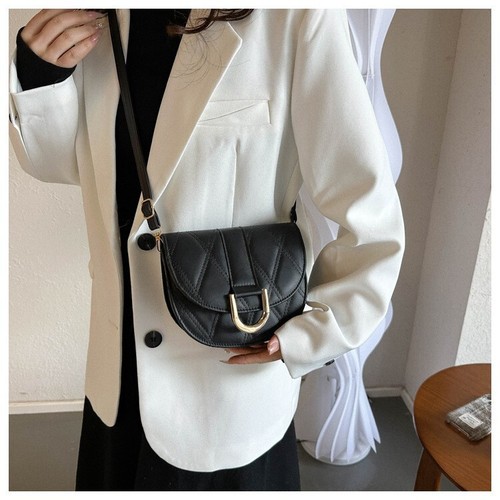 Crossbody Bags for Women Shoulder Bag PU Leather Bag Saddle Clutch Purse Handbag - Picture 4 of 6
