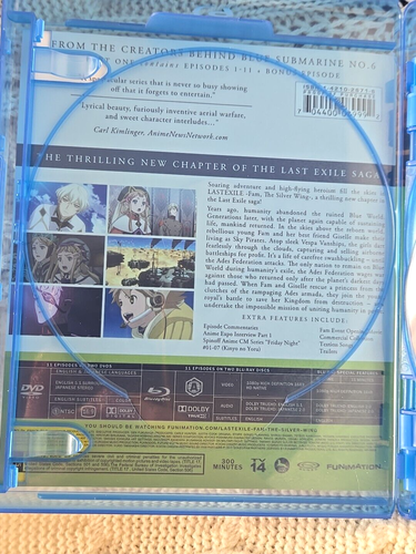 Last Exile: Fam, the Silver Wing Part 1 Anime Blu-ray/DVD 2013 4-Disc Set EUC K - Bild 6 von 15