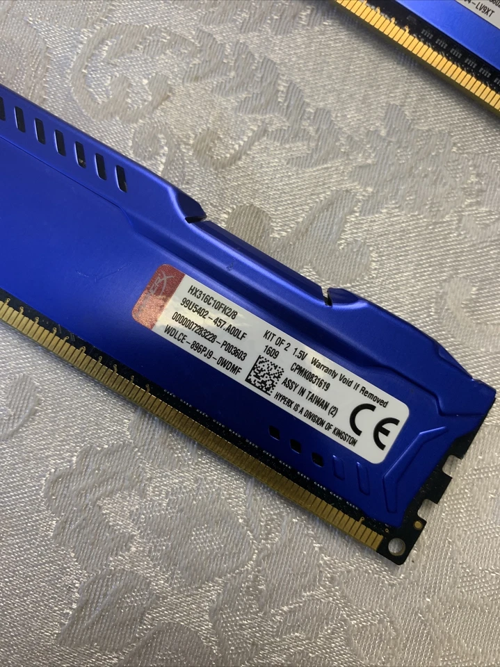 HyperX Fury 8GB 2x4GB DDR3 1600MHz HX316C10FK2/8 - Image 3 of 3