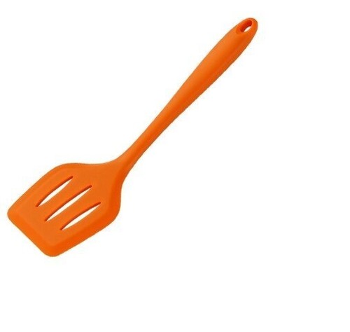 Espátula giratoria ranurada antiadherente de silicona aleta cocina huevo hamburguesa barbacoa - Imagen 9 de 9