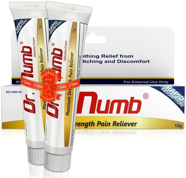 Dr. Numb 5% Lidocaine Topical Anesthetic Numbing Cream for Pain Relief - Pack of 10 for sale online | eBay Dr. Numb 5% Lidocaine Topical Anesthetic Numbing Cream for Pain Relief - Pack of 10 for sale online | eBay