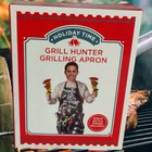 Grill Hunter Apron Camo Camouflage Bottle Opener Can Compartments Novelty Gift