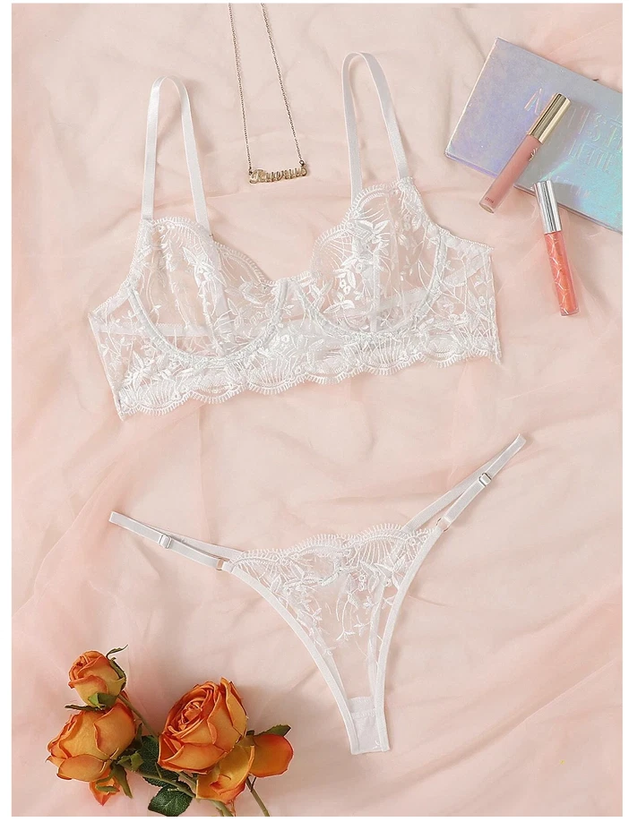 PALM ANGELS Abito donna sexy set lingerie in rete ricamata con ferretto