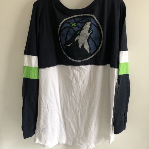 NWT Minnesota Timberwolves NBA Womens New Era Glitter Long Sleeve Shirt Sz Large - Bild 12 von 12