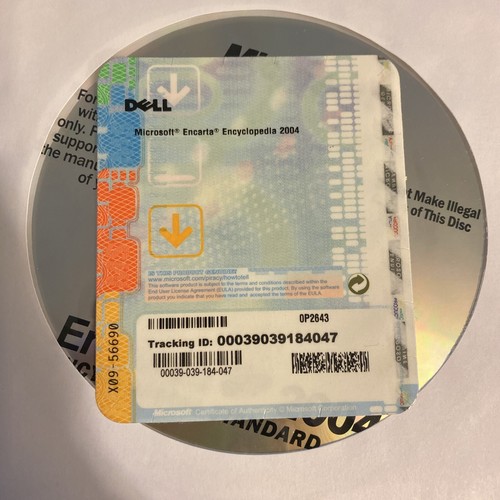 Microsoft Encarta Encyclopedia 2004 CD Standard  Dell - Picture 4 of 4