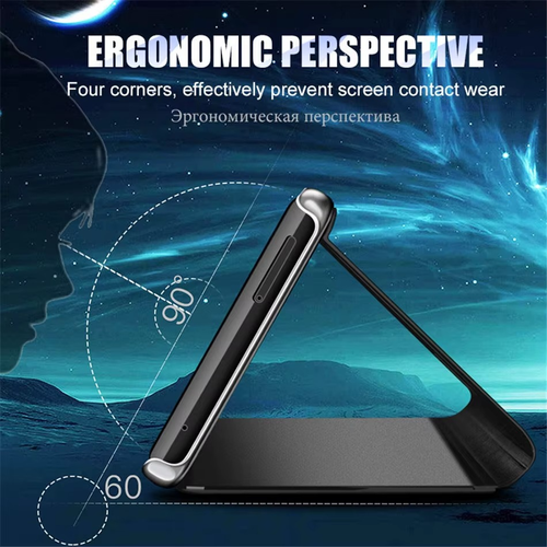 For Samsung Galaxy S20 S22 S23 Ultra Flip S-View Mirror Shockproof Case - Picture 4 of 16