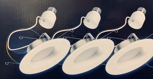 GE, 3-Pk Reveal Recessed Can Downlight LED Conversion Retrofit | Screw-In - Bild 2 von 9