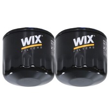 Wix Pair Set of 2 Engine Motor Oil Filters (Spin-On) Havy Duty 51056