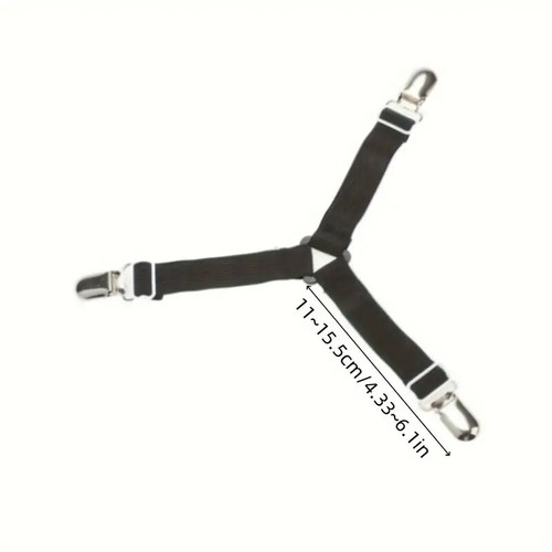 Verstellbare Bettlakenspanner Betttuchspanner Lakenspanner Spannbettlakenhalter - Bild 8 von 10