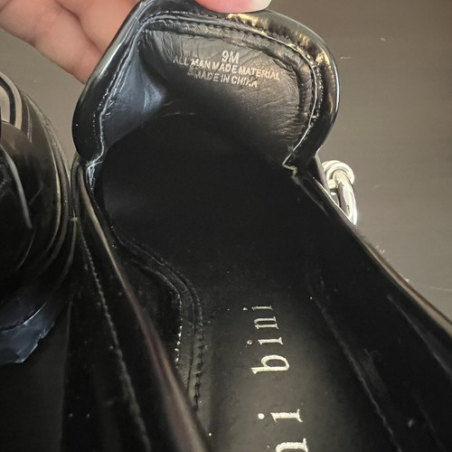 Gianni Bini Maxxwel Gr. 9 Schwarz Lack Plateau Oxford Loafer Schuhe Neu Y2K 90er - Bild 12 von 15