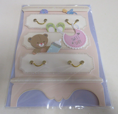 Tarjetas de felicitación para bebé - Dos x Nacimiento de un pequeño - Ballena y oso de peluche - Nuevas - Imagen 5 de 7