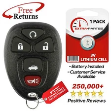 For 2005 2006 2007 2008 2009 2010 2011 2012 Buick Lacrosse Remote Key Fob