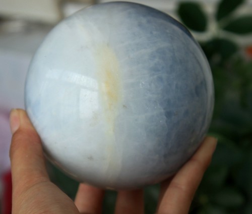 1625g NATÜRLICHE BLAUE CELESTIT QUARZ KUGEL HEILUNG - Bild 9 von 9