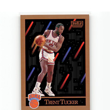 1990 SkyBox #193 Trent Tucker New York Knicks Basketball Card