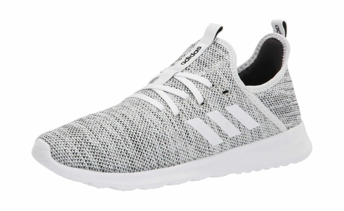 Adidas Women s Cloudfoam Pure Running Shoe White White Black 6