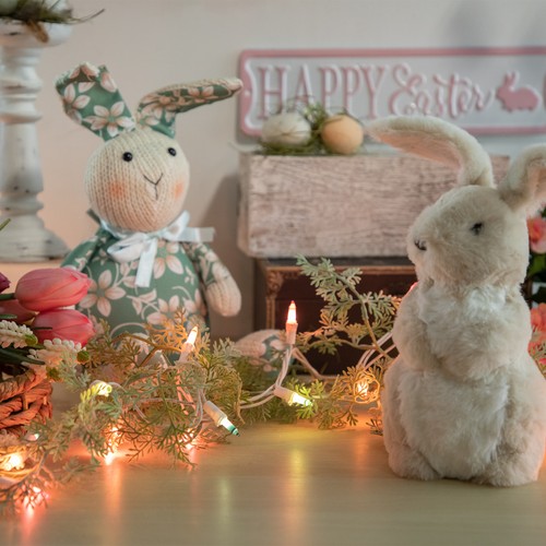Northlight 35ct Pastel Multi-Color Mini Easter Light Set, 7ft White Wire - Picture 11 of 11
