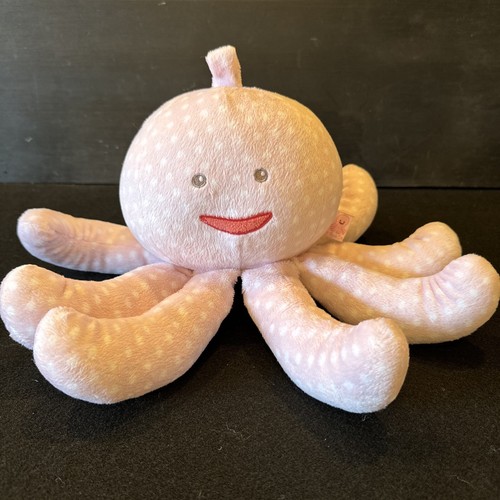 Baby Aspen Pink Octopus 9" Plush Stuffed Animal Baby Toy Mrs. Sook T. Pus - Picture 1 of 11