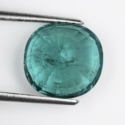 9,29 quilates Deslumbrante Brillo Cobre Natural Azul Verde Paraiba Turmalina y Video - Imagen 4 de 5