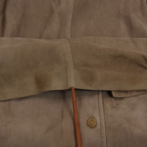 RALPH LAUREN PURPLE LABEL Ziegenwildleder Goat Suede Shirt Gr M Made in Italy CO - Bild 8 von 12