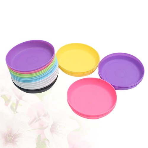 20 Pcs Drip Tray Plastic Plant Saucer Succulent Pot Flower Base Pots
