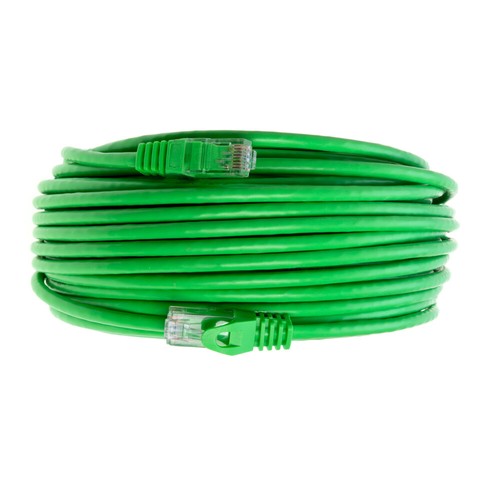 CAT6 Cable de conexión Ethernet verde Cable de red LAN RJ45 50 FT-200 FT LOTE DE paquetes múltiples - Imagen 10 de 11
