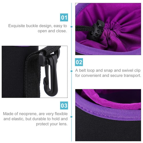 Camera points de vente Lens Accessories Waterproof Camera Lens Case Lens Pouch Bag