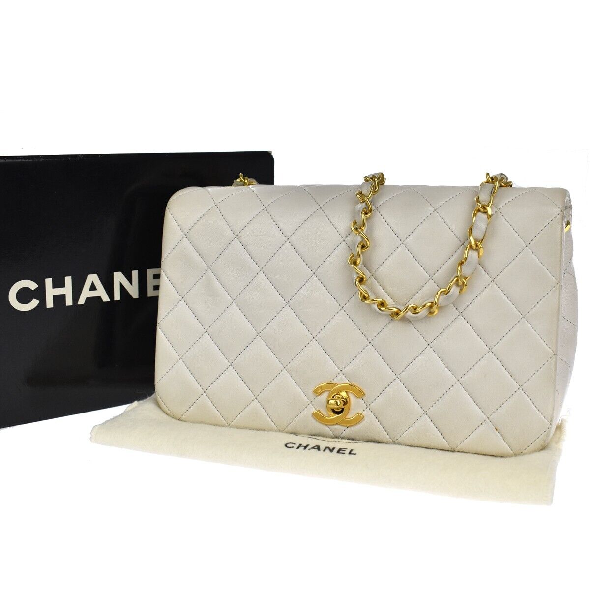 Chanel vintage matelasse flap bag best sale