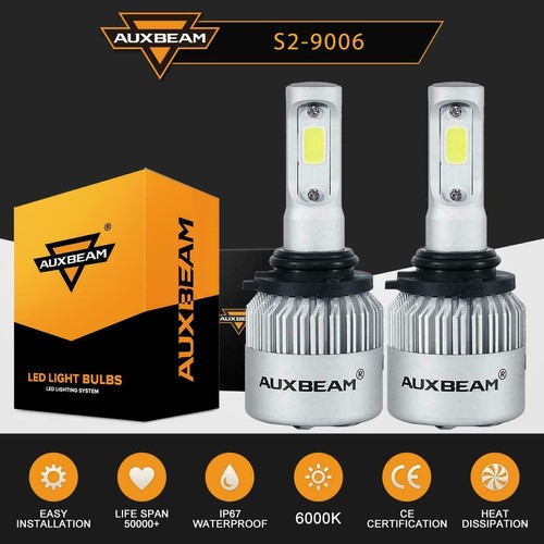 AUXBEAM 9006 HB4 LED Headlight Bulb Kit Low Beam 6000K 72W 8000LM White Lights  - Picture 1 of 5