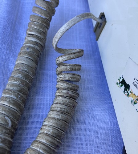 Vtg White AT&T 500DM BELL NOT FOR  RESALE ROTARY DIAL PHONE West Iowa Phone # - Picture 9 of 12