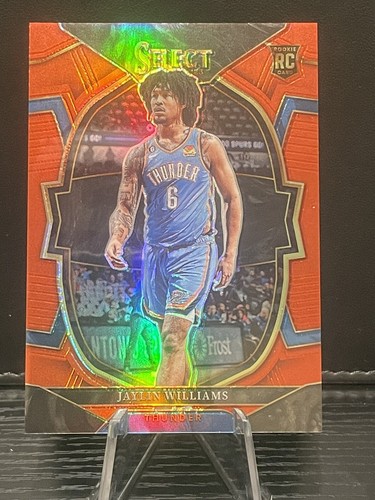 Jaylin Williams 2022-23 Select Rookie #99 Red Prizm 056/199 THUNDER