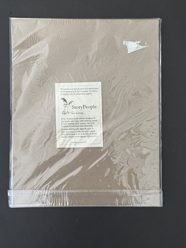 Brian Andreas Matted Print ' Comfort ' Travel Home 14" x 11" 1994 - Picture 8 of 9