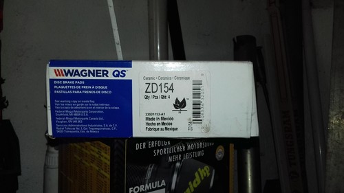 Wagner QuickStop ZD154 Ceramic Disc Brake Pad Set - Bild 2 von 3