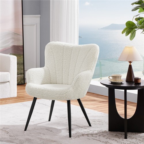 Tub Accent Chair Fabric Living Room Armchair with Soft Seat for Home/Dining Room - Picture 43 of 57