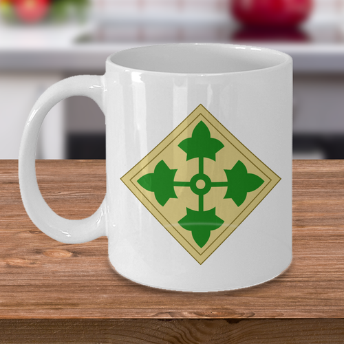 Taza de café de 4a División de Infantería - 4a identificación - Imagen 7 de 12