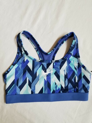 NIKE GIRL'S DRI - FIT SPORTS BRA TRAINING ATHLETIC MEDIUM SUPPOR ANY SIZE FREE S - Picture 6 of 7
