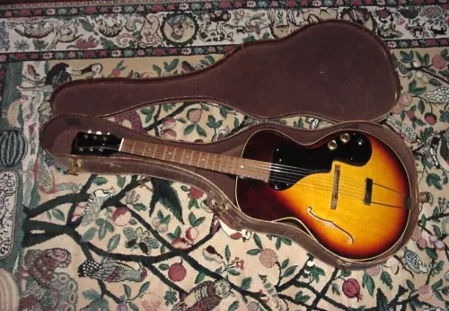 GIBSON ES 120T ARCHTOP ELECTRIC GUITAR SUNBURST HOLLOW BODY 1965