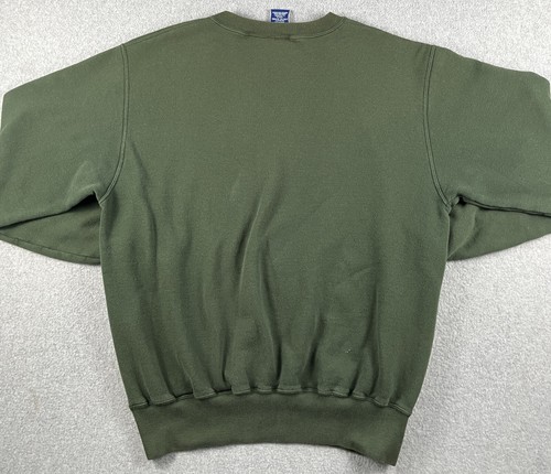 Champion Proline Sweatshirt NFL Green Bay Packers Men's Large Green 90s Vtg Flaw - Picture 14 of 14