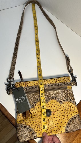 Myra Handtasche Tasche Sarvam Leder & Hairon Bag NEU mit Etikett S-4684 - Bild 24 von 24