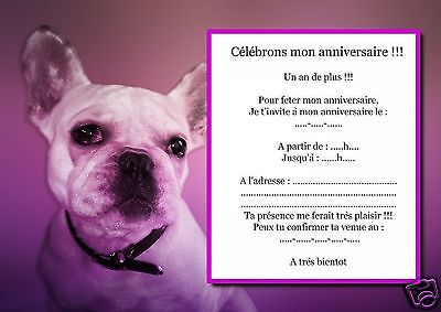 5 Ou 12 Cartes Invitation Anniversaire Ref 986 Ebay