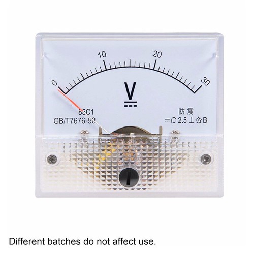 DC 0-600V Analog Volt Voltage Needle Panel Meter Voltmeter Gauge 85C1 New - Bild 3 von 26