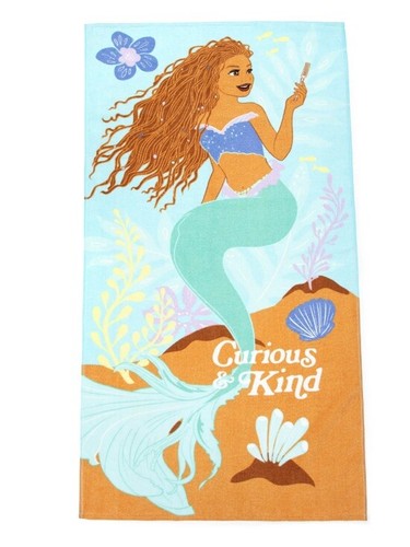 Disney The Little Mermaid Kids' Beach Towel 28" x 58" 100% Cotton NEW