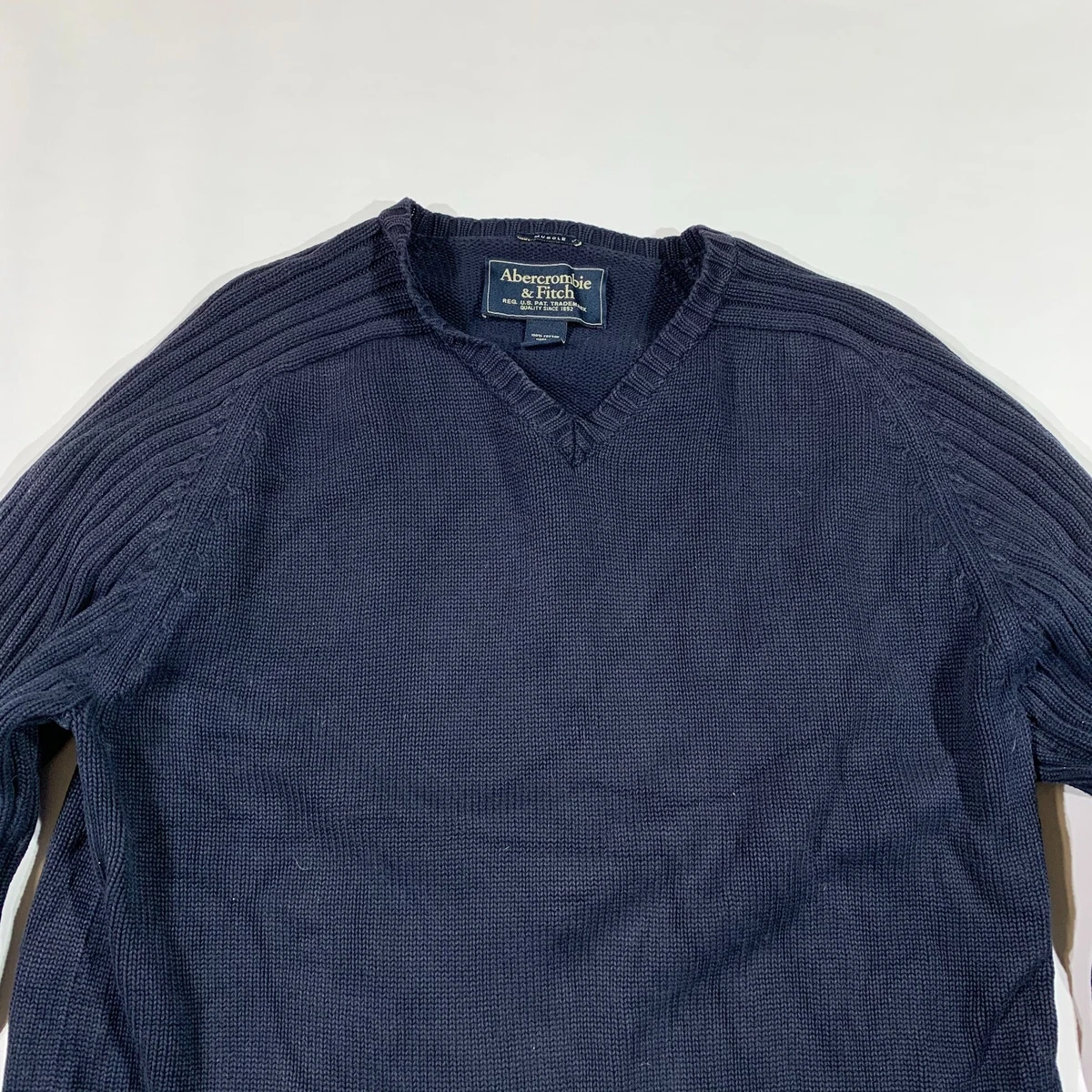 Abercrombie blue sweater sale